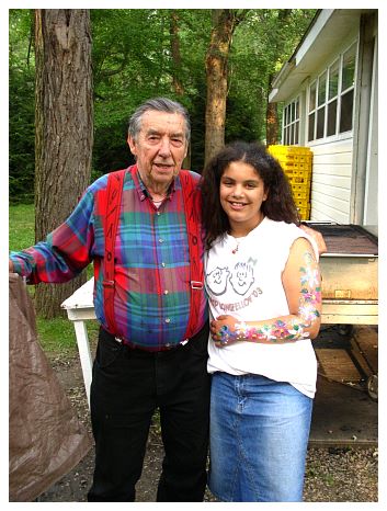 2004 - Rob and granddaughter Annamarie.JPG